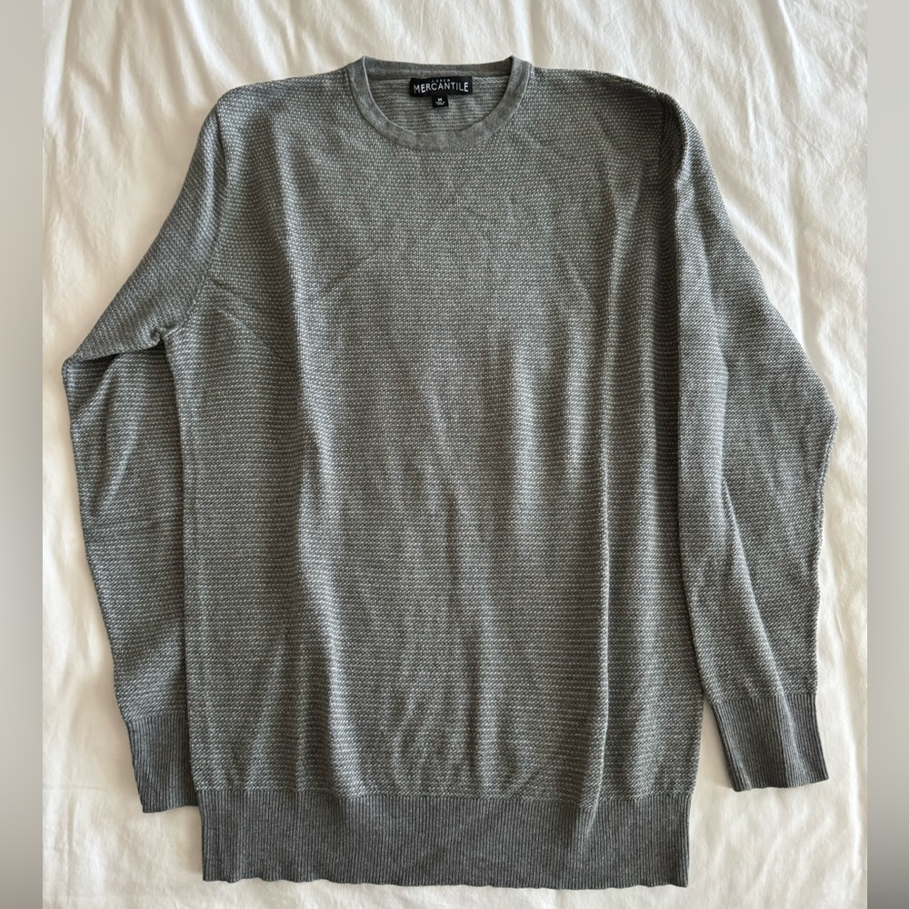 Men's grey sweater